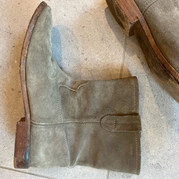 Isabel Marant Crisi Gray Suede Ankle Boots FR 40 US 10 - Picture 9 of 16